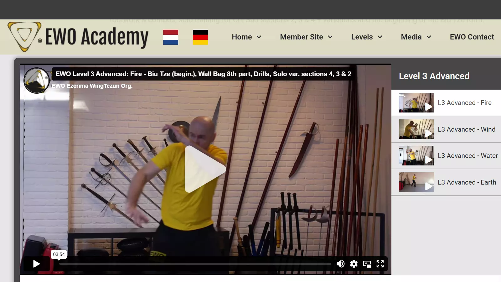 Nieuwe Member Site